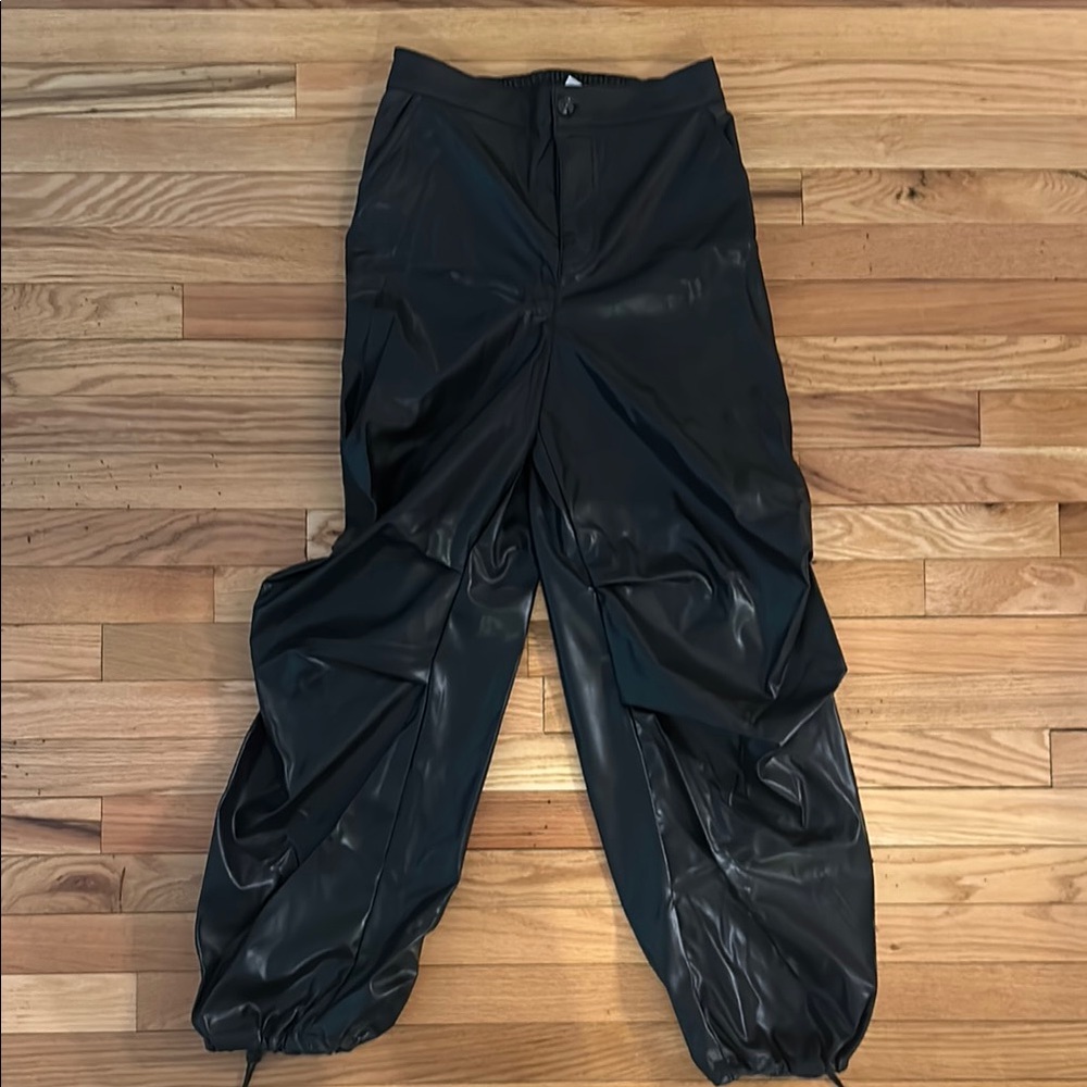 Black H&M Leather Pants